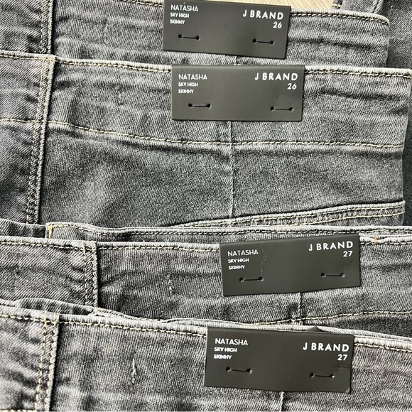 NWT J Brand Natasha Obsucra Sky High Super Skinny Denim Jeans Ankle Crop 26 - Picture 12 of 14